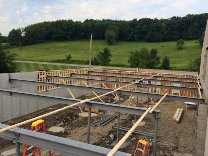 Commercial construction in Walnut Creek, Ohio